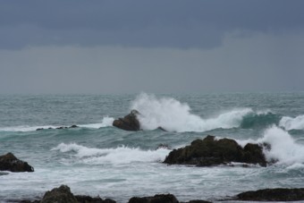 De kust bij Kaikura