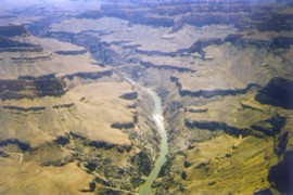 The grand Canyons vanuit de lucht